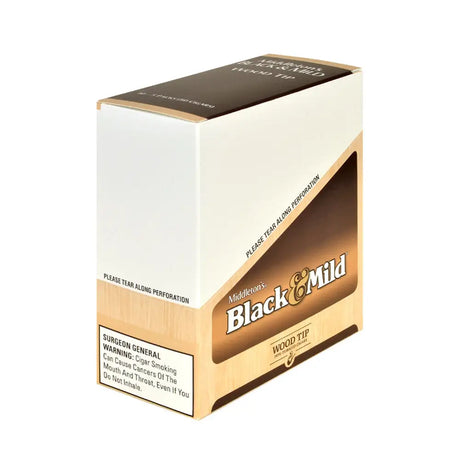 Middleton’s Black & Mild Wood Tip Cigars 10 Packs of 5