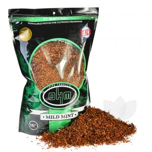 OHM Gold Mint (Gold Menthol) Pipe Tobacco Pack 16 oz. Pack – Tobacco ...