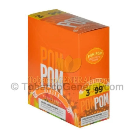 Pom Pom Cigarillos 99 Cent Pre Priced 15 Packs of 3 Cigars Glazed