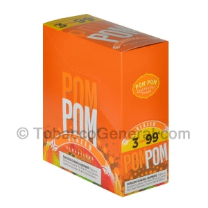 Pom Pom Cigarillos 99 Cent Pre Priced 15 Packs of 3 Cigars Glazed