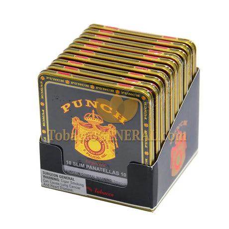 Punch Panatellas Cigars 10 Tins of 10 1