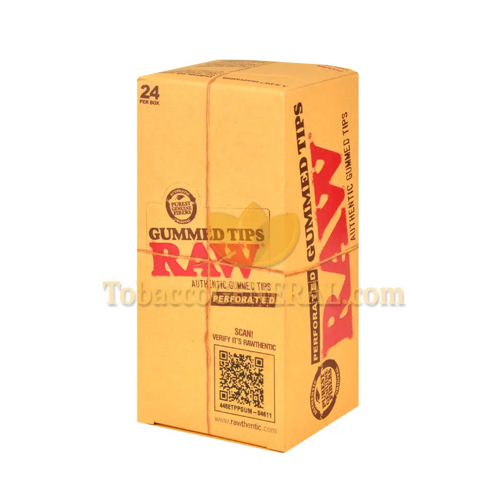 RAW Gummed Perforated Tips 24 Packs of 33 1