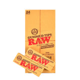 RAW Gummed Perforated Tips 24 Packs of 33 3