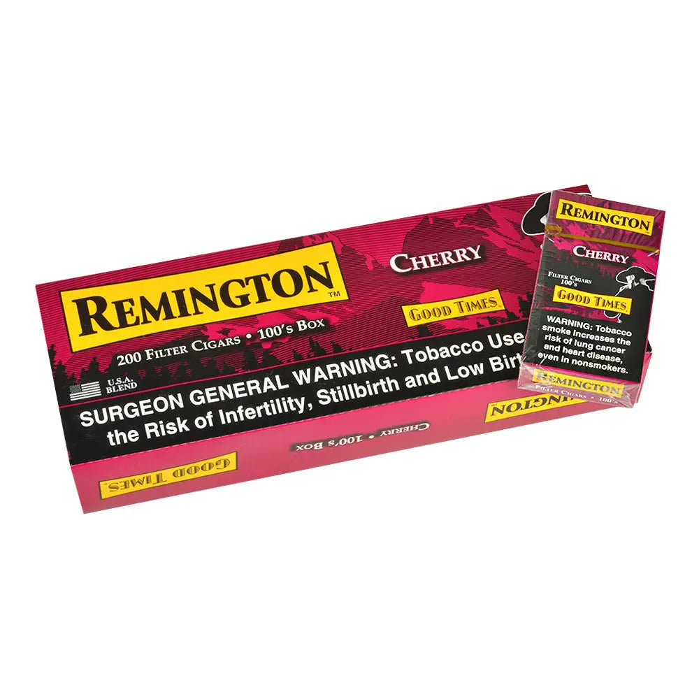 Remington Cherry Filtered Cigars 10 Packs of 20