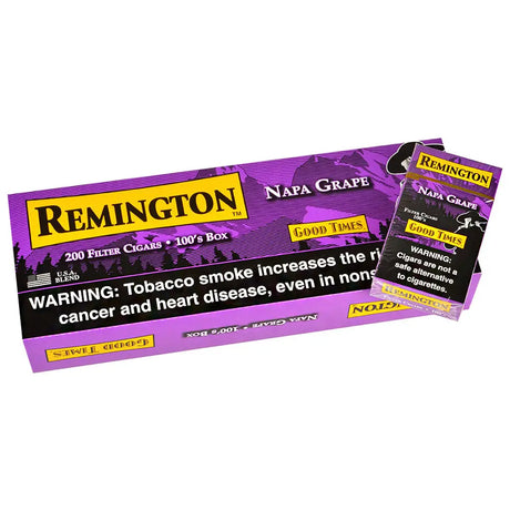 Remington Grape Filtered Cigars 10 Packs of 20