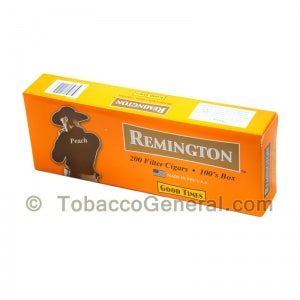 Remington Peach Filtered Cigars 10 Packs of 20