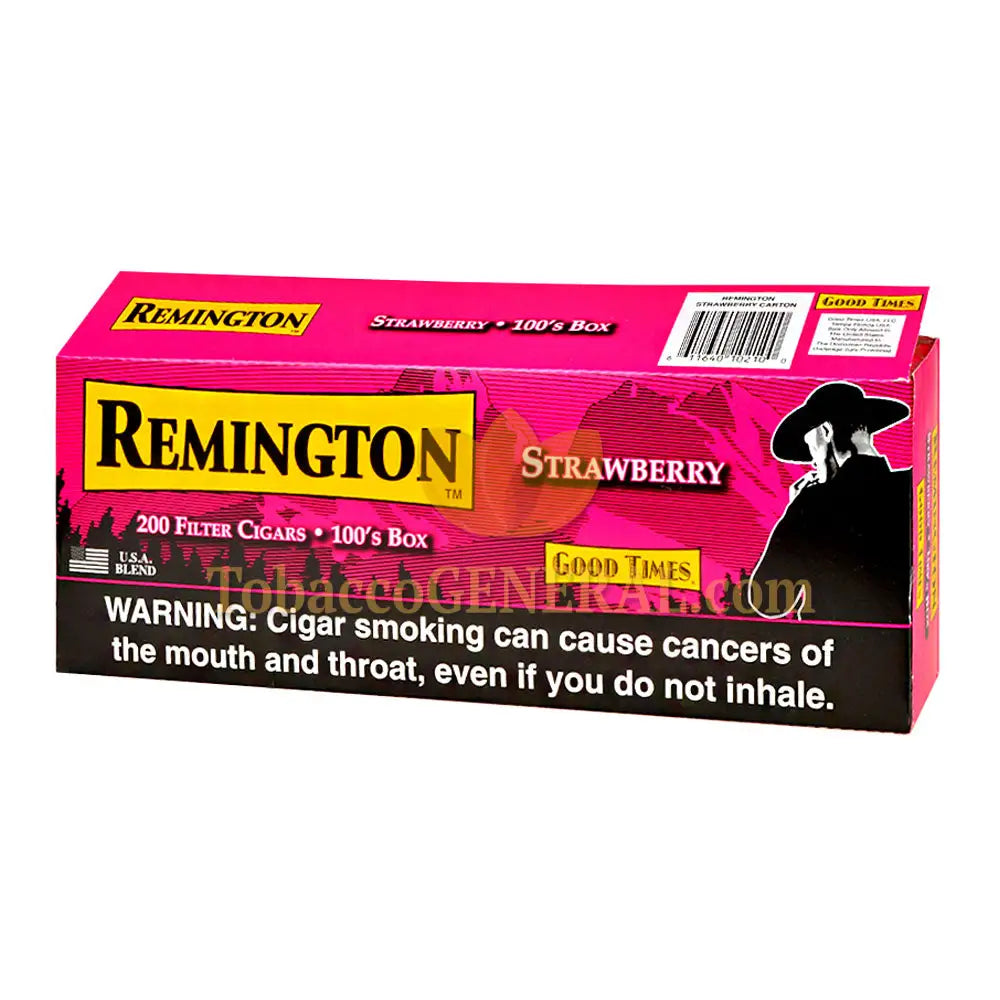 Remington Strawberry Filtered Cigars 10 Packs of 20