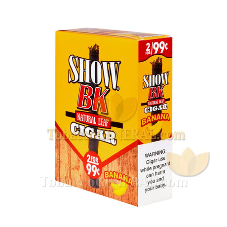 Show BK Cigarillos Banana 99c Pre-Priced 15 Packs of 2