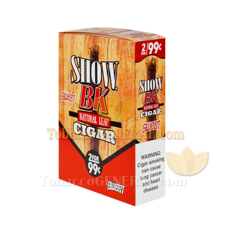 Show BK Cigarillos Sweet 99c Pre-Priced 15 Packs of 2