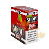 Show Cigarillos Black Cherry 1.49 Pre-Priced 15 Packs of 5