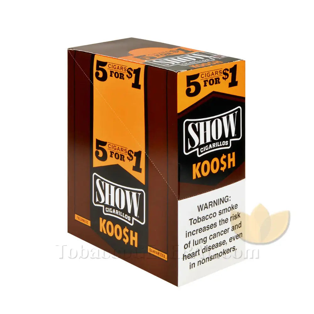 Show Cigarillos Koosh Pre Priced 15 Packs of 5