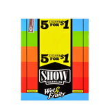 Show Cigarillos Wet & Fruity Pre Priced 15 Pouches of 5