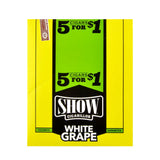 Show Cigarillos White Grape Pre Priced 15 Pouches of 5