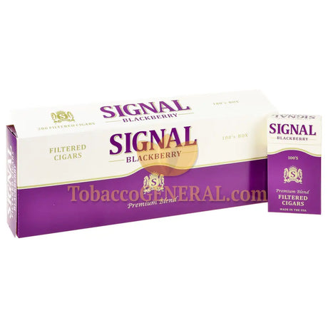 Signal Blackberry Filtered Cigars 10 Packs of 20 1