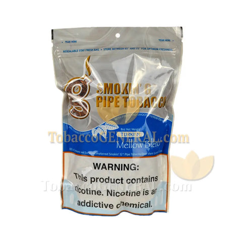 Smokin G Pipe Tobacco Turkish Mellow Blend 8 oz. Pack