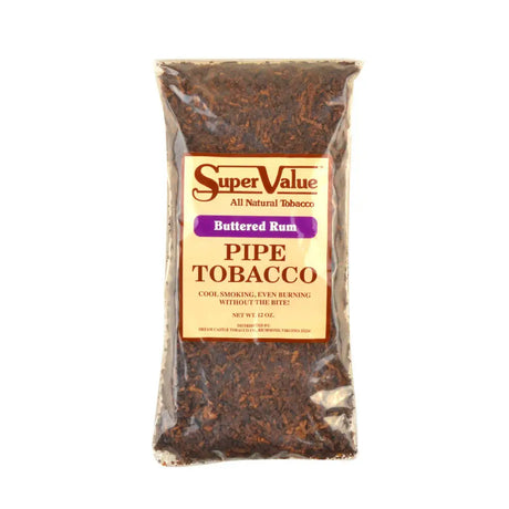 Super Value Buttered Rum Pipe Tobacco 12 oz. Pack