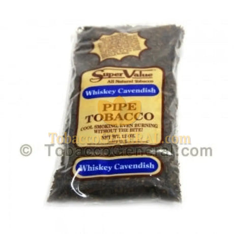 Super Value Whiskey Cavendish Pipe Tobacco 12 oz. Pack