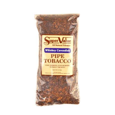 Super Value Whiskey Cavendish Pipe Tobacco 12 oz. Pack