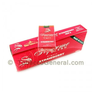 Supreme Blend Strawberry Filtered Cigars 10 Packs of 20