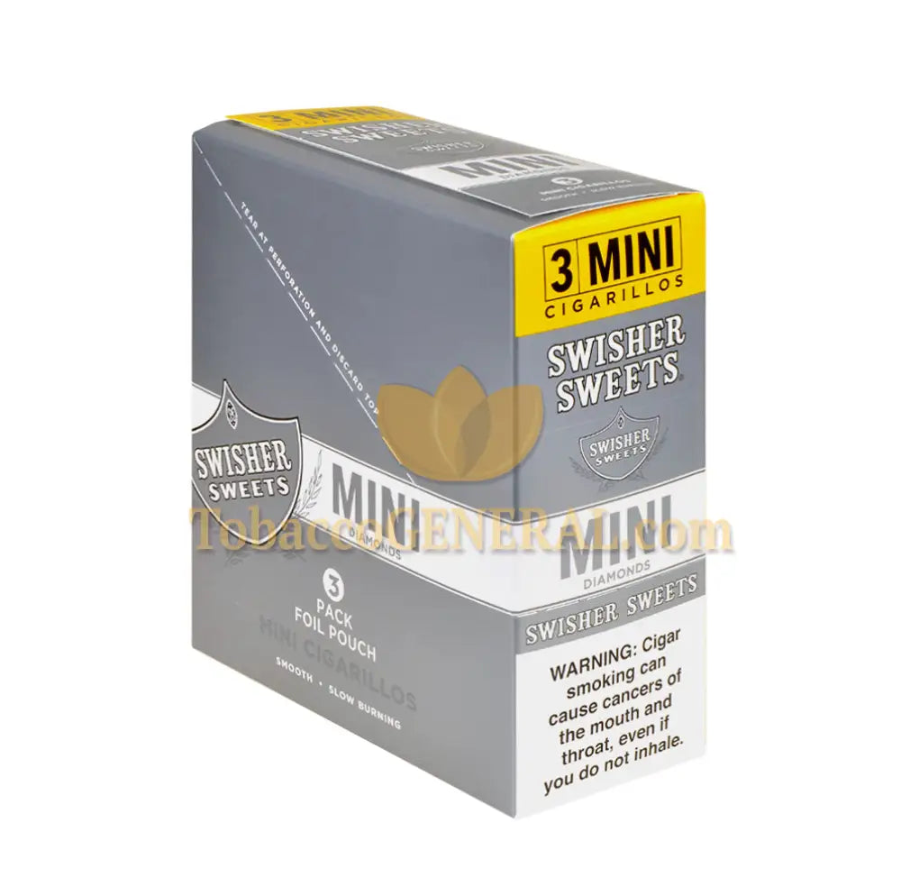 Swisher Sweets Diamonds Mini Cigarillos 15 Packs of 3