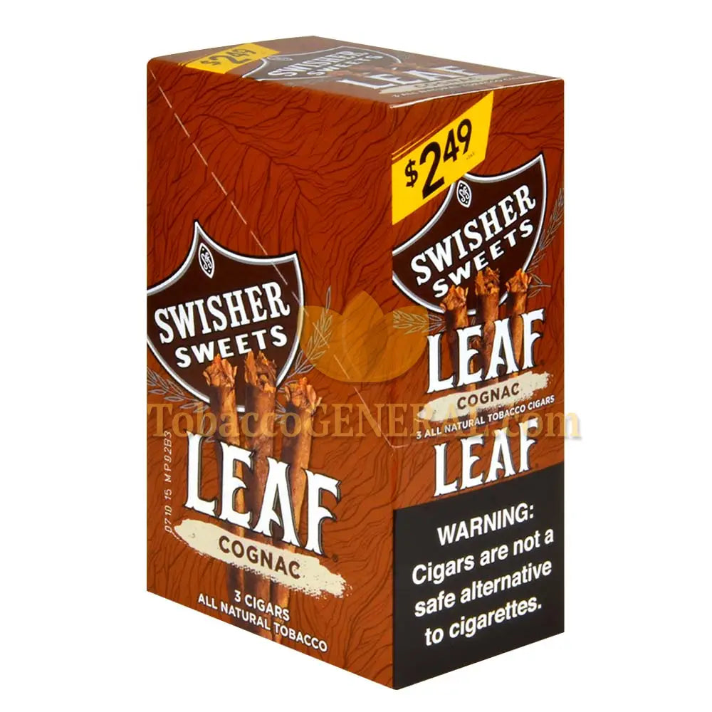 Swisher Sweets Leaf Cognac Cigars 3 for 2.49 Pre-Priced 10 Packs of 3