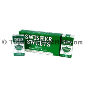 Swisher Sweets Menthol Little Cigars 100mm 10 Packs of 20