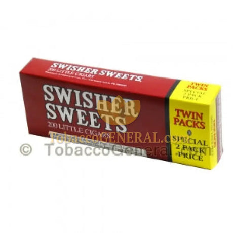 Swisher Sweets Regular Filtered Cigars 100mm 5 Packs of 40