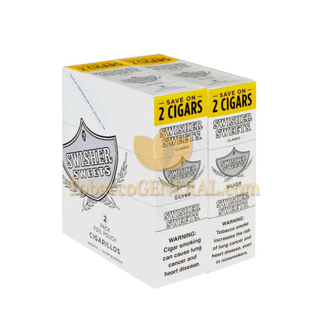 Swisher Sweets Silver Cigarillos 30 Packs of 2