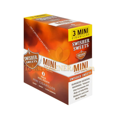 Swisher Sweets Sticky Sweets Mini Cigarillos 15 Packs of 3