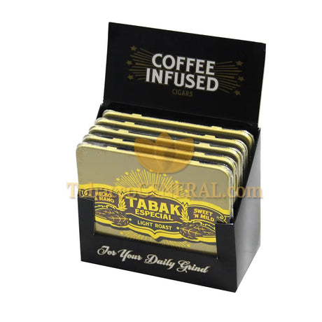 Tabak Especial Sweet 'N Mild Light Roast Cigars 5 Tins of 10 1