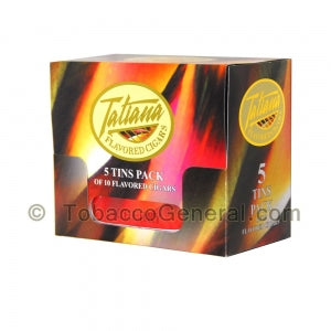 Tatiana Miniatures Cherry Cigars 5 Packs of 10