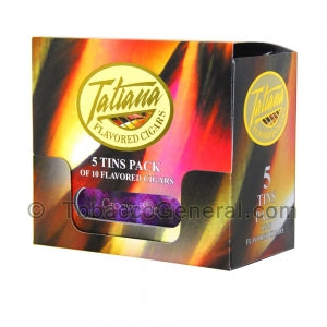 Tatiana Miniatures Groovy Blue Cigars 5 Packs of 10