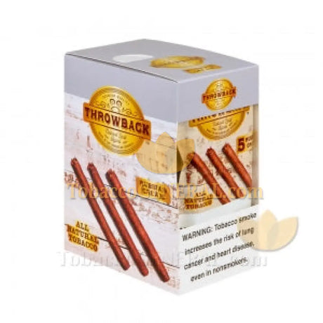 Throwback Russian Cream Natural Leaf Cigars 8 Packs of 5