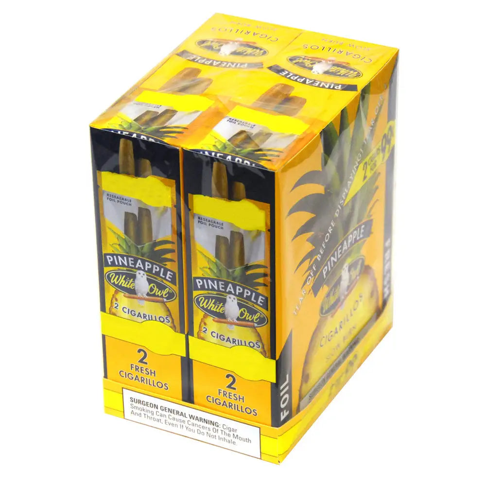 White Owl Cigarillos 30 Packs of 2 Cigars Pineapple 1