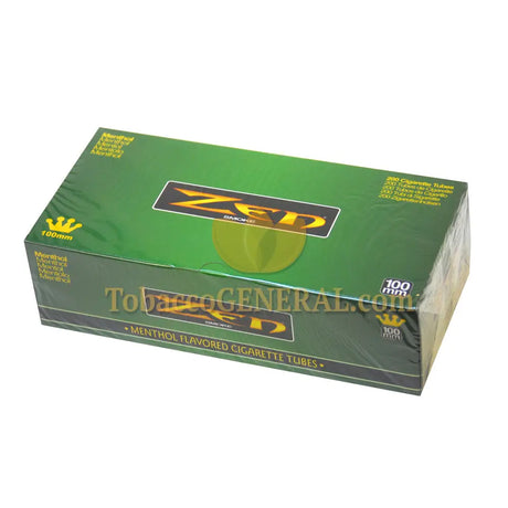 Zen Filter Tubes 100 mm Menthol 1 Carton of 200 1