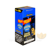 Zig Zag Rillo Size Cigar Wraps Blueberry 15 Packs of 4 Pre-Priced