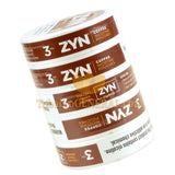 ZYN Nicotine Pouches 3mg 5 Cans of 15 Coffee