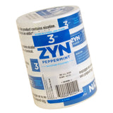 ZYN Nicotine Pouches 3mg 5 Cans of 15 Peppermint